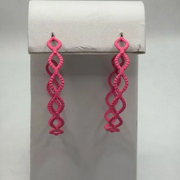 NWOT Infinitely symbol hoop earrings - Picture 3 of 5